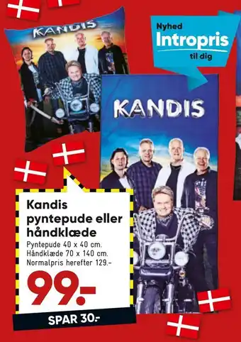 Bilka Kandis pyntepude eller håndklæde tilbud