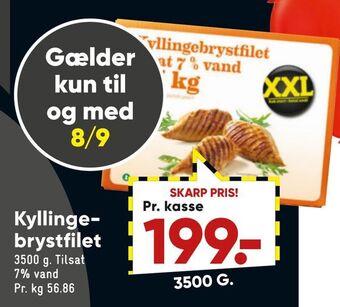Bilka Kyllingebrystfilet tilbud