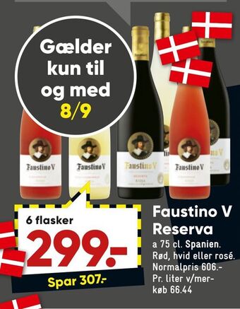 Bilka Faustino v reserva tilbud