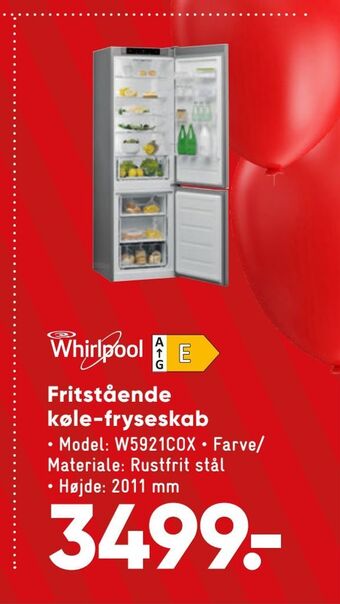 Bilka Fritstående køle-fryseskab tilbud
