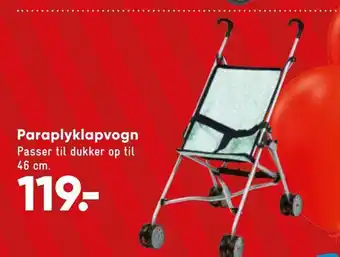 Bilka Paraplyklapvogn tilbud