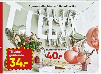 Bilka Tillykke guirlande tilbud