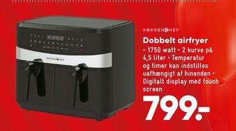 Dobbelt airfryer