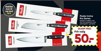 Bilka Fissler knive pro series tilbud