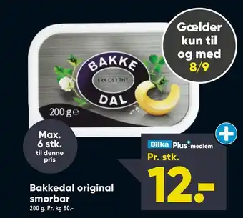 Bilka Bakkedal original smørbar tilbud