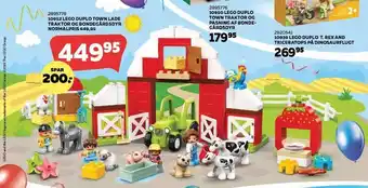 Legekæden Lego duplo town lade traktor og bondegårdsdyr tilbud