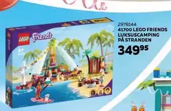Lego friends luksuscamping på stranden