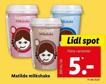 Matilde milkshake