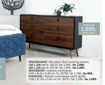 Daells Bolighus Kommode tilbud