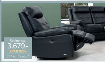 Daells Bolighus Recliner stol tilbud