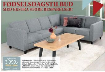 Daells Bolighus Hjørnesofa tilbud