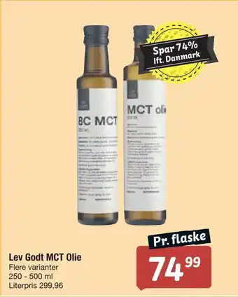 Lev godt mct olie