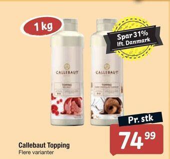 Fakta Tyskland Callebaut topping tilbud