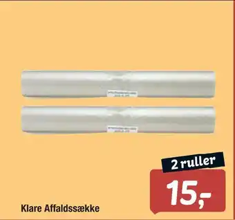 Klare affaldssække