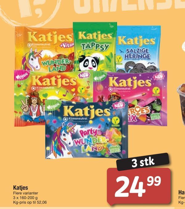 Katjes tilbud hos Fakta Tyskland