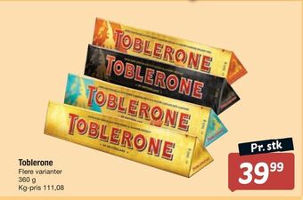 Fakta Tyskland Toblerone tilbud