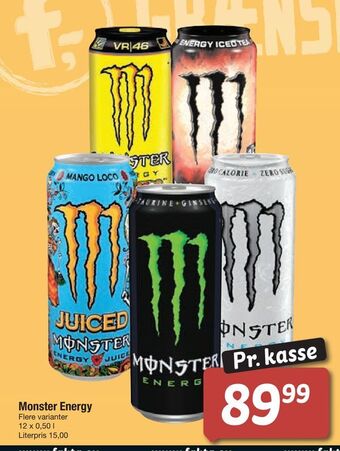 Fakta Tyskland Monster energy tilbud