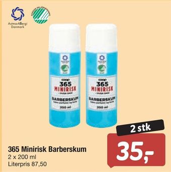 Fakta Tyskland 365 minirisk barberskum tilbud
