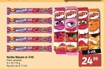 Fakta Tyskland Haribo maoam el. fritt tilbud
