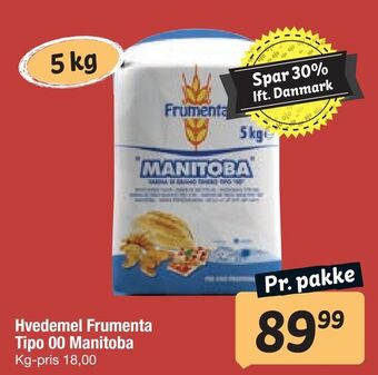 Fakta Tyskland Hvedemel frumenta tipo 00 manitoba tilbud