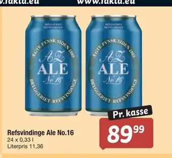 Fakta Tyskland Refsvindinge ale no.16 tilbud