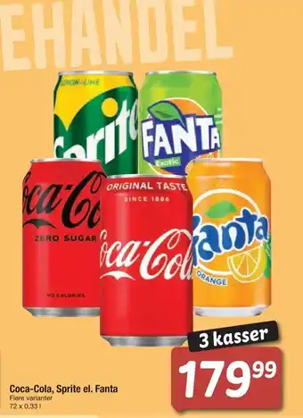 Fakta Tyskland Coca-cola, sprite el. fanta tilbud