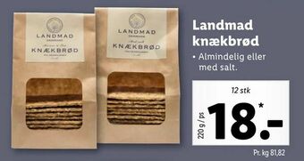 Let-Køb Landmad knækbrød tilbud