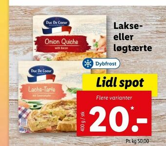 Lakse- eller løgtærte