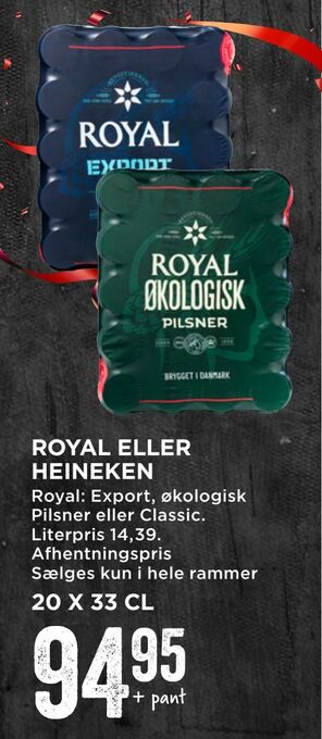 MENY Royal eller heineken tilbud