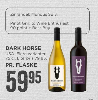 MENY Dark horse tilbud