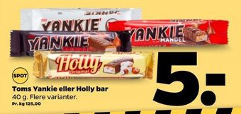 Netto Toms yankie eller holly bar tilbud