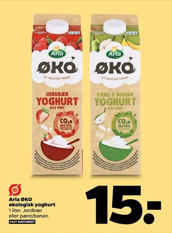 Netto Arla øko økologisk yoghurt tilbud