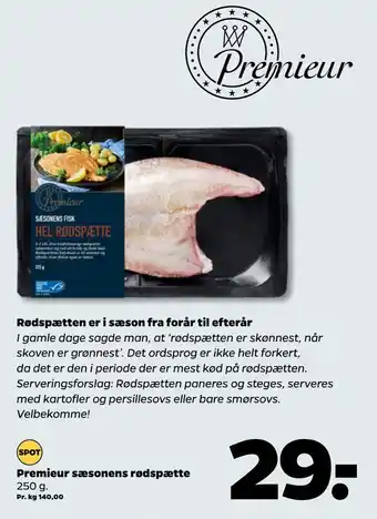 Netto Premieur sæsonens rødspætte tilbud