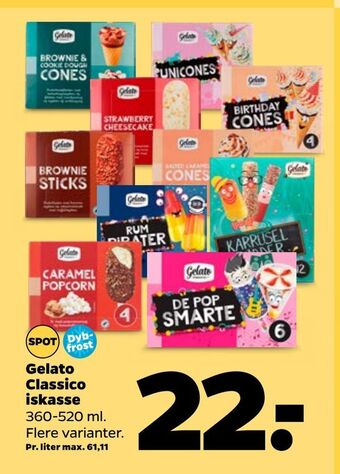 Netto Gelato classico iskasse tilbud