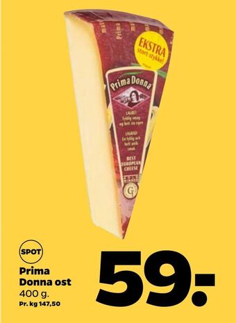 Netto Prima donna ost tilbud