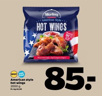 Netto American style hot wings tilbud