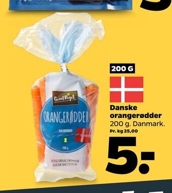 Netto Danske orangerødder tilbud