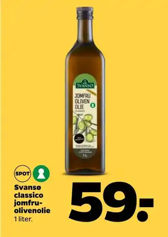 Netto Svansø classico jomfru olivenolie tilbud