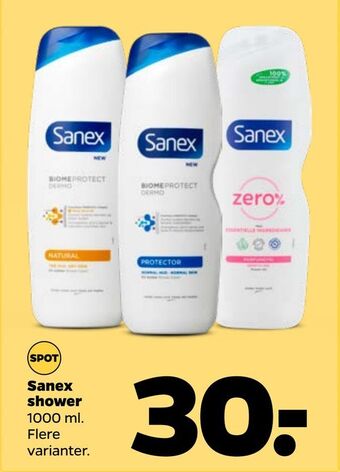 Netto Sanex shower tilbud