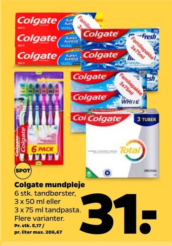 Netto Colgate mundpleje tilbud