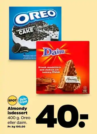 Netto Almondy isdessert tilbud