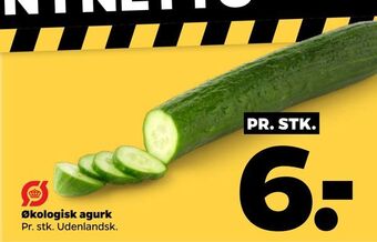 Netto Økologisk agurk tilbud