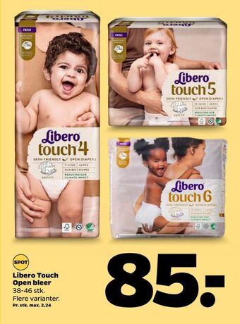 Netto Libero touch open bleer tilbud