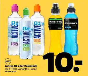 Netto Active o2 eller powerade tilbud