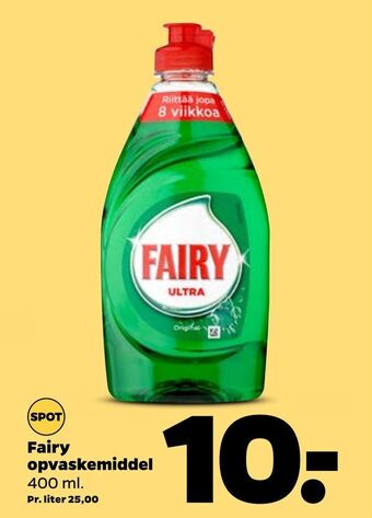 Netto Fairy opvaskemiddel tilbud
