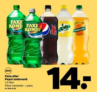 Netto Faxe eller pepsi sodavand tilbud