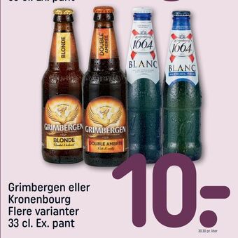 REMA 1000 Grimbergen eller kronenbourg tilbud