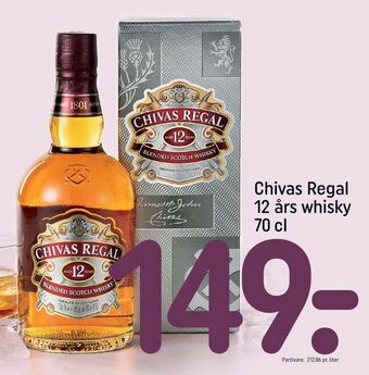 REMA 1000 Chivas regal 12 års whisky tilbud