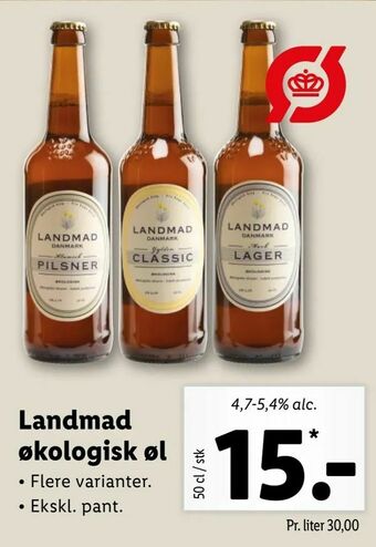 Let-Køb Landmad økologisk øl tilbud
