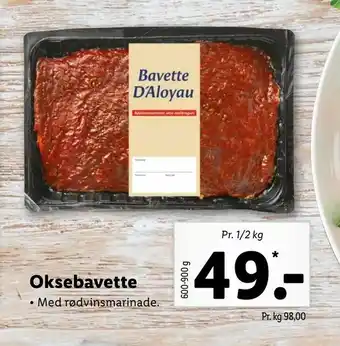 Oksebavette